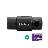 Kit Câmera veicular Duo Intelbras DC 3201 2K+ + Cartão Micro SD 128GB