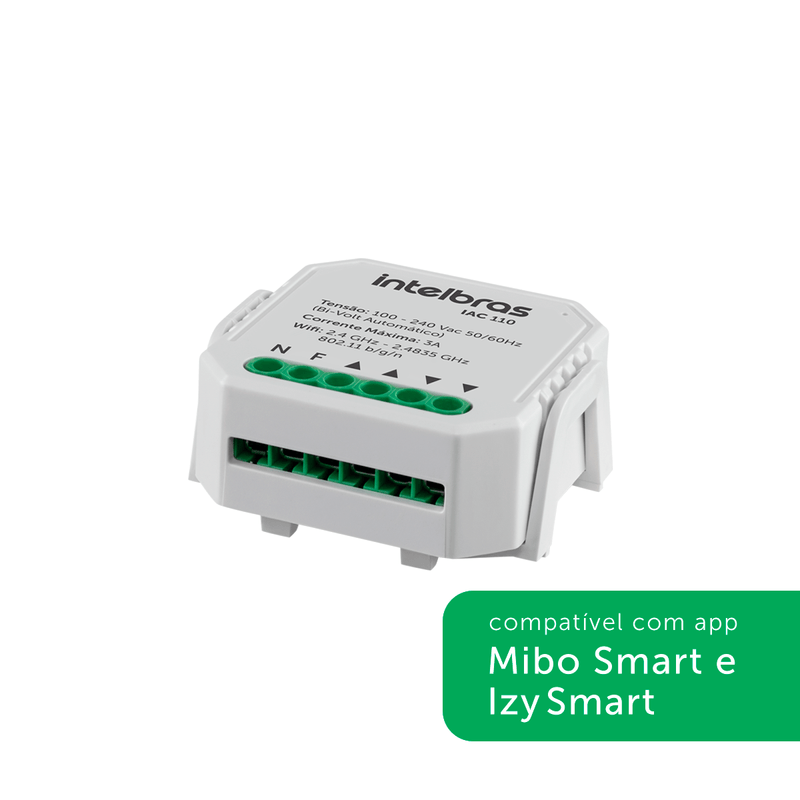 Acionador de Cortinas Wi-Fi Smart IAC 110 Intelbras