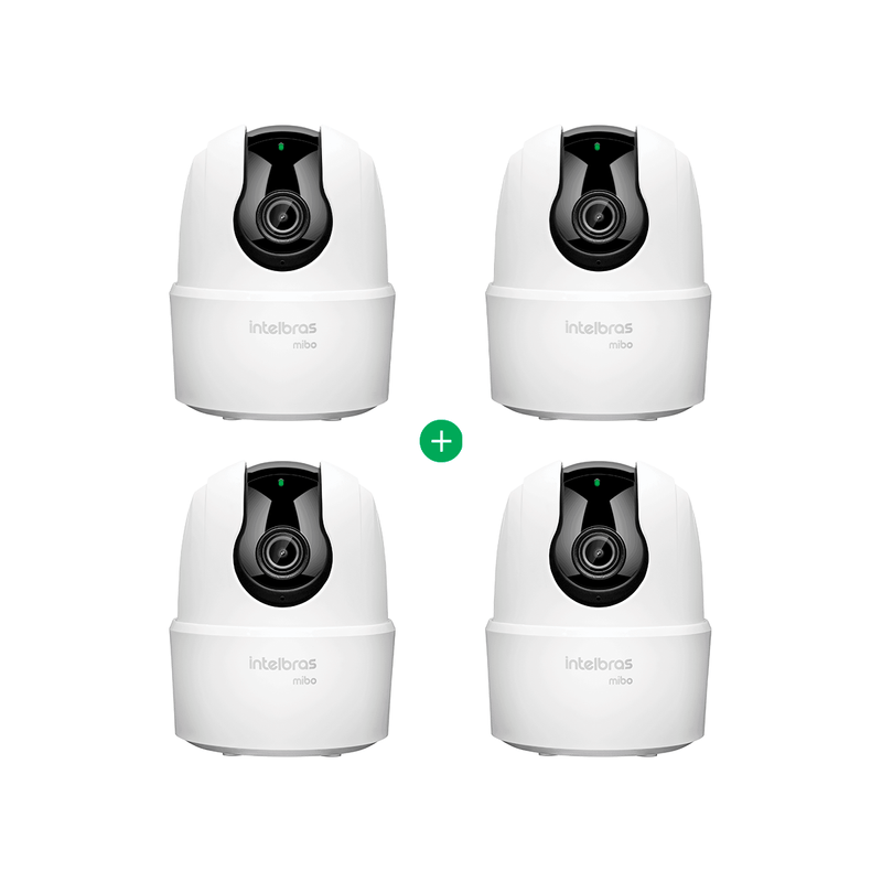 Kit Câmera Inteligente Full HD IME 360 C Intelbras - 4 Unidades