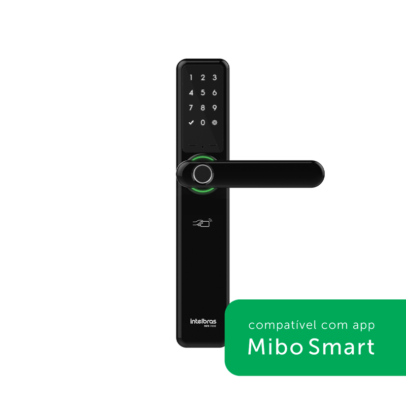 Fechadura Inteligente de Embutir com Biometria MFR 7000 Intelbras