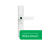 Fechadura Inteligente com Biometria MFR 7000 de Embutir Branca Intelbras