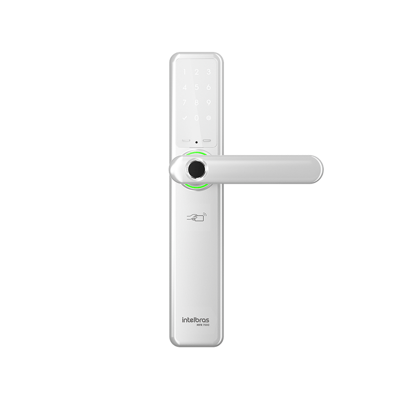 Fechadura Inteligente com Biometria MFR 7000 de Embutir Prata Intelbras