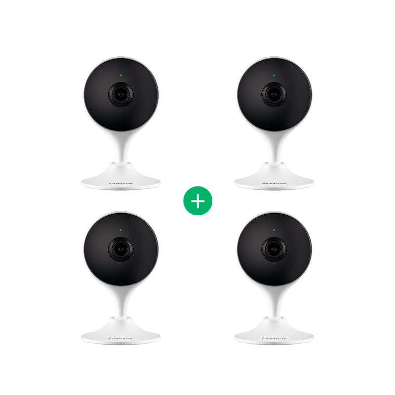 Kit Câmera Inteligente Intelbras IM3 C - 4 unidades