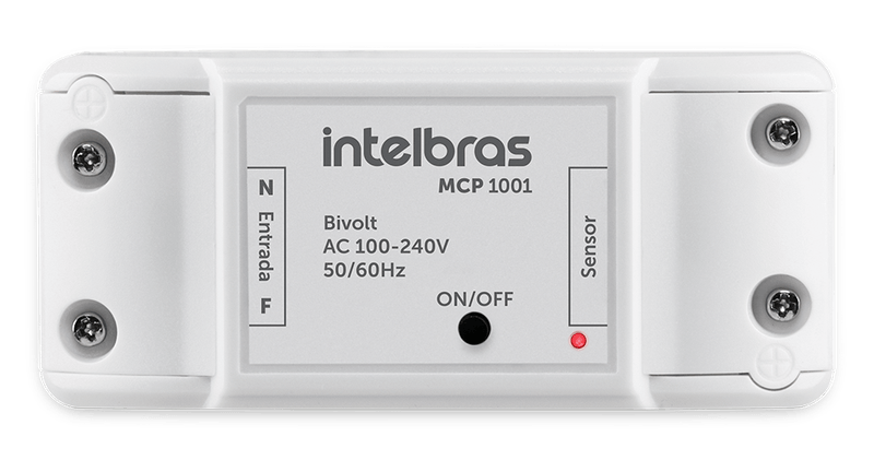 Acionador de Portão Wi-Fi Compatível com Alexa MCP 1001 Branco Intelbras