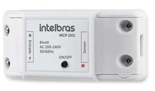 Acionador de Portão Wi-Fi Compatível com Alexa MCP 1001 Branco Intelbras