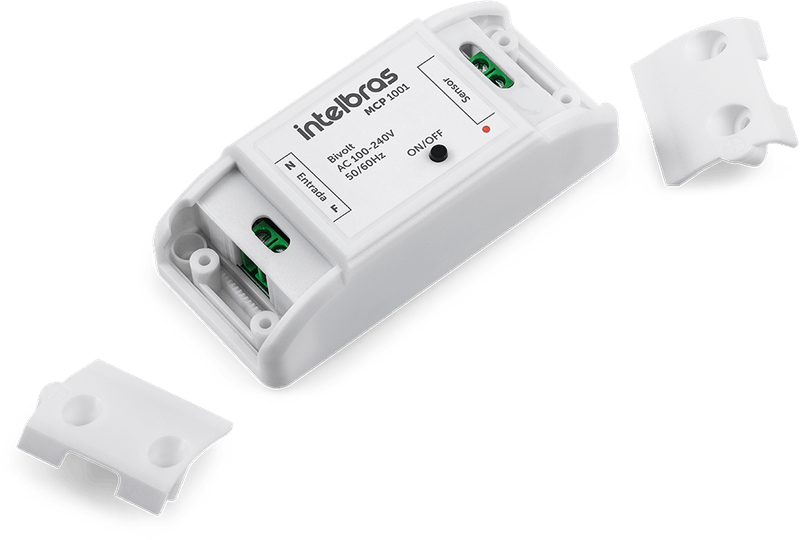 Acionador de Portão Wi-Fi Compatível com Alexa MCP 1001 Branco Intelbras