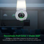 Câmera Lâmpada Interna Inteligente IM6 Full Color Intelbras