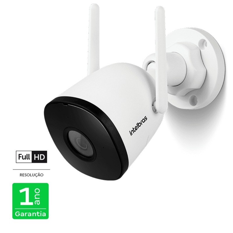 Câmera Inteligente Wi-Fi iM5 SC Full HD Branca Intelbras