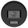 Câmera de rede tipo mini bullet fixa de 2 MP com luz estroboscópica AcuSense e alerta sonoro.