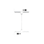 Catraca tipo gate da ZKTeco Mars-S100